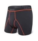 Bóxer SAXX Kinetic HD Brief - Negro/Naranja