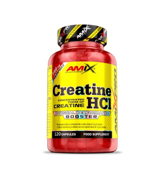 AmixPro Creatina HCl 120 Cápsulas - Amix