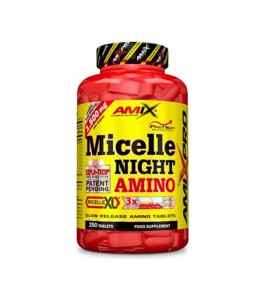 Micelle Night Amino 250 tabletas de Amix Nutrition