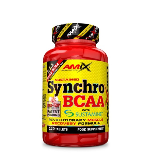 Synchro BCAA Plus Sustamine 120 Tabletas - Amix