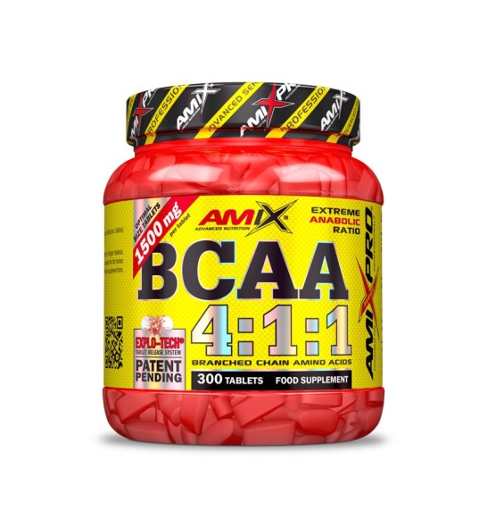 BCAA 4:1:1 300 tabletas de Amix Nutrition