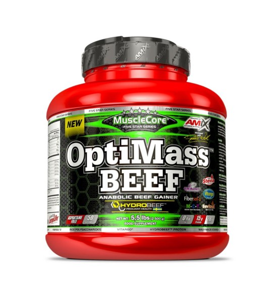 Optimass Beef Gainer 2500gr - Amix