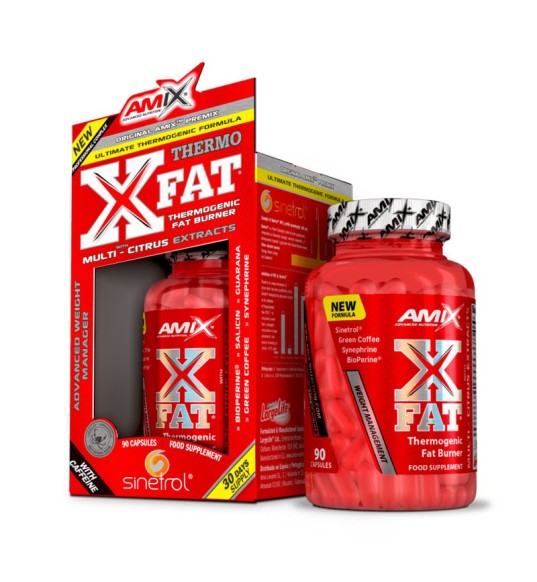 X-FAT Thermogenic Fat burner 90 Cápsulas - Amix