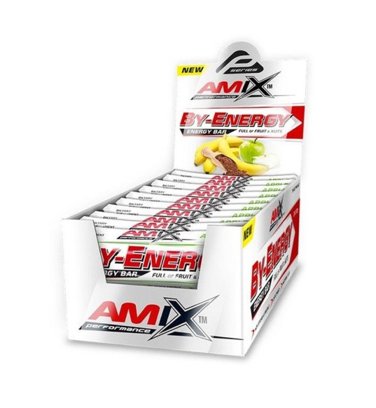 Caja de By-Energy Bars 20x50gr de Amix Nutrition