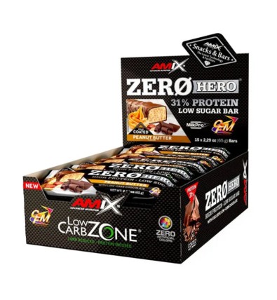 Zero Hero Protein Bar 15x65gr - Amix