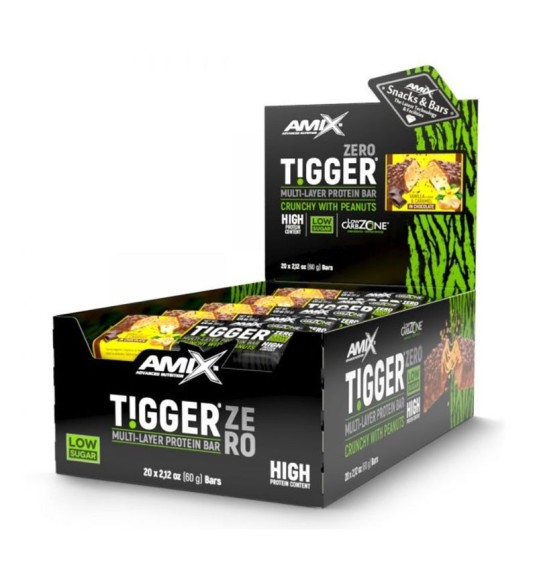 Tigger Zero Protein Bar 20x60gr - Amix