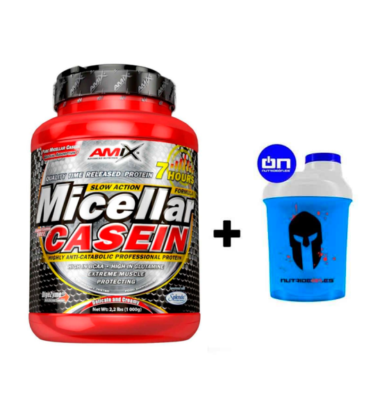 Micellar Casein 1Kg + REGALO de Shaker de Amix Nutrition