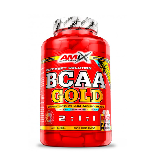 BCAA Gold 2:1:1 300 Tabletas de Amix Nutrition