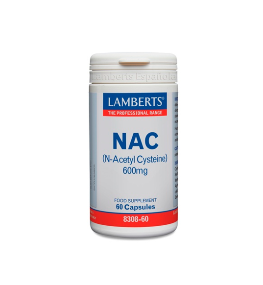 NAC (N-Acetil Cisteína) 600mg 90 cápsulas de Lamberts