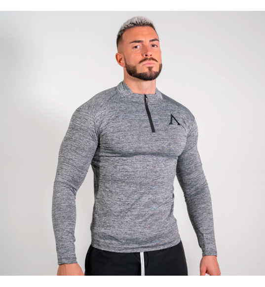 Long Tech T-Shirt - Grey de Agongym