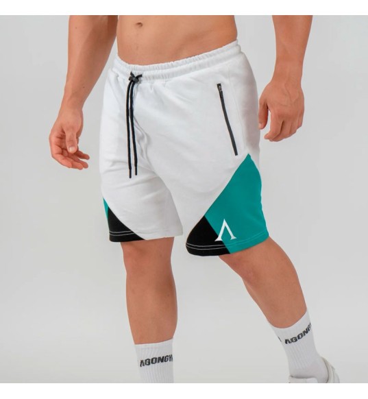 Short Training Culture - White/Turquoise de Agongym