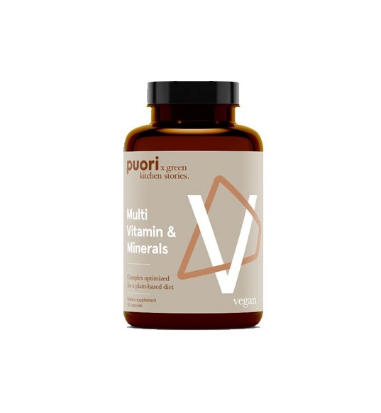 Vegan - Multi Vitamin & Minerals Puori - 60 Cápsulas