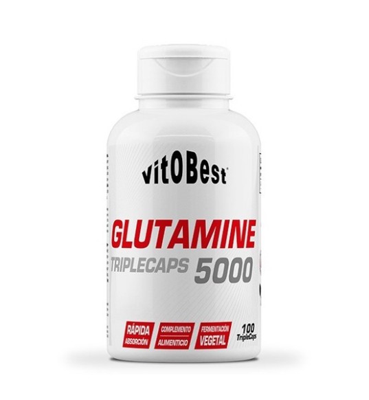 Glutamine 5000 Ajinomoto® - 100 Cápsulas - VitoBest