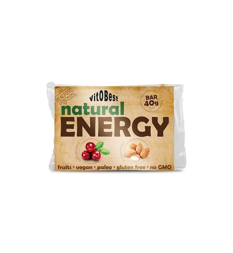 Natural Energy Bar 40g 20 Unidades - VitoBest