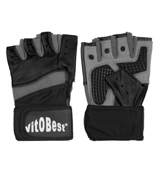 Guantes Muñequera Cuero - VitoBest