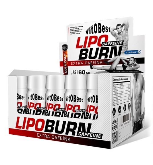 LipoBurn Caffeine 20 Viales 60ml - VitoBest