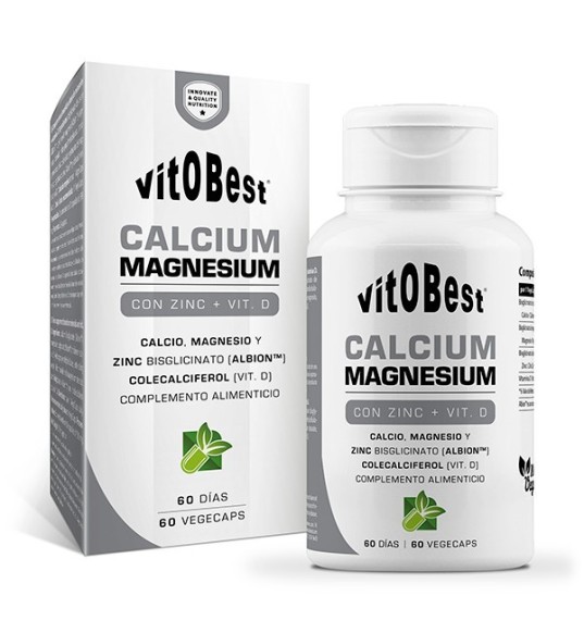 Calcium Magnesium 60 Cápsulas - VitoBest