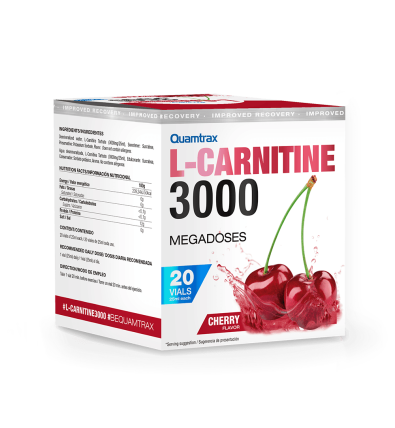 Carnitina 3000 20 Viales 25ml - Quamtrax