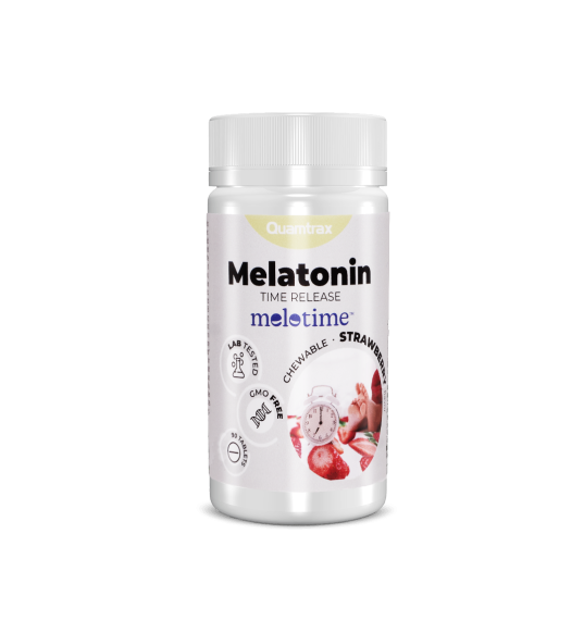 Melatonin Time Release 90 Tabletas Fresa - Quamtrax