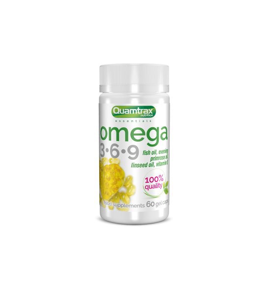 Omega 3.6.9 500mg 60 gelcaps - Quamtrax