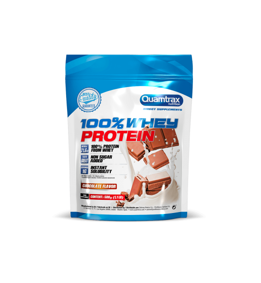 100% Whey Protein 500gr - Quamtrax