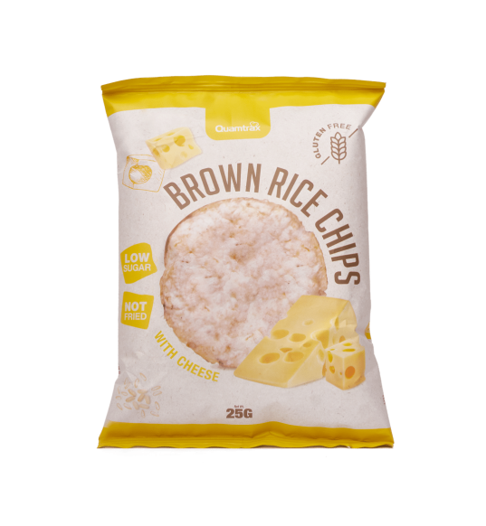 Brown Rice Chips 25gr - Quamtrax