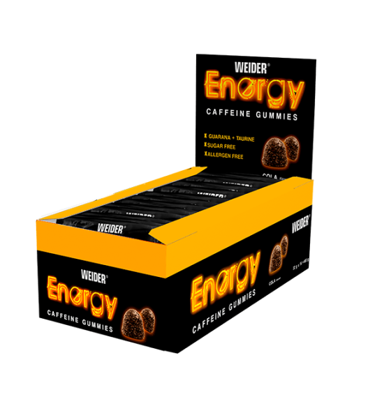 Energy Caffeine 15 Bolsas 16 Gummies - Weider