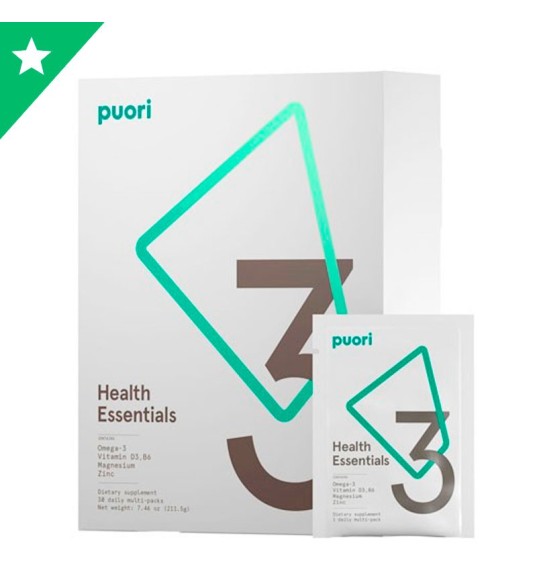 ¡AHORRO 7€! Health Essentials - 3 Pack 30 dias de Puori