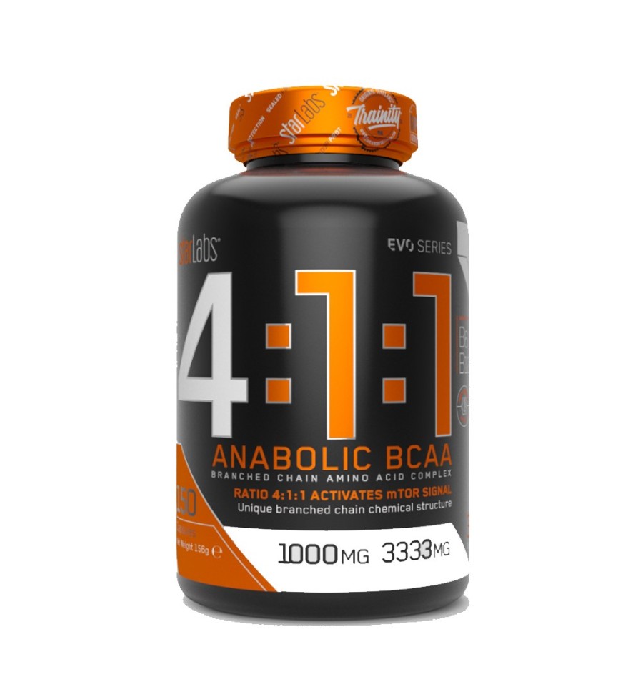 4:1:1 Anabolic BCAA 150 Cápsulas - StarLabs